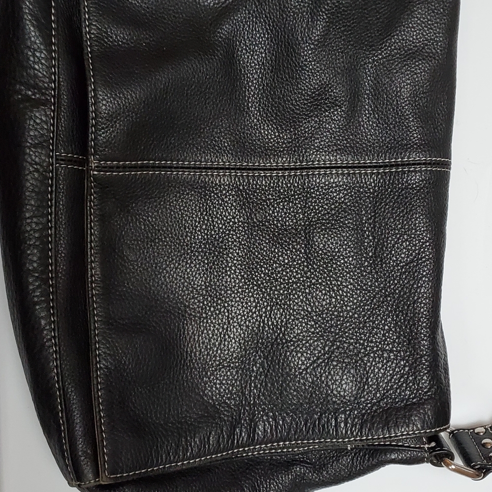 Black Leather Tignanello bag